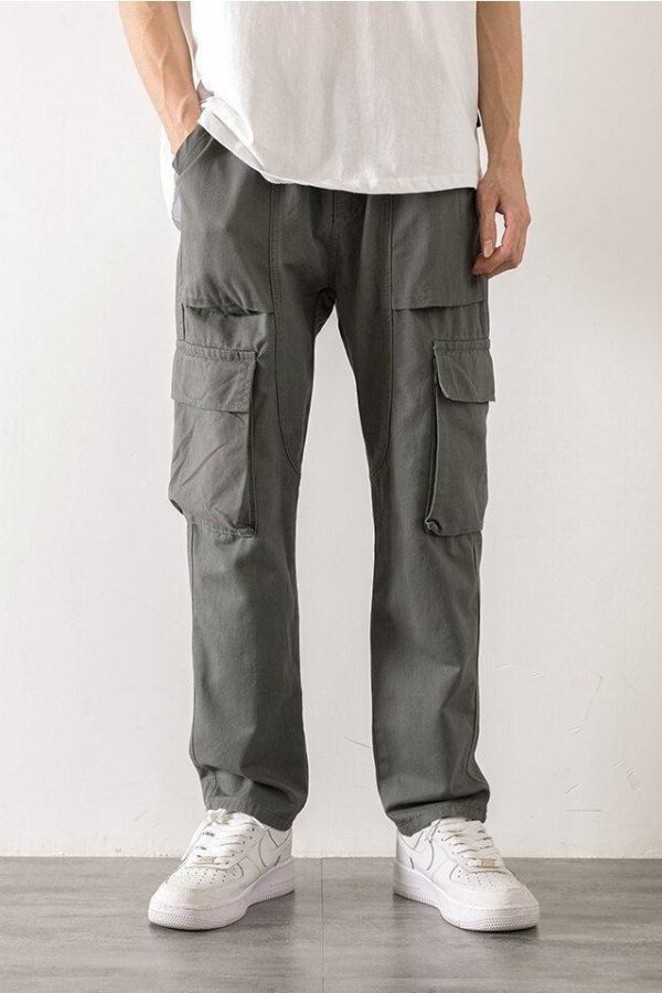 Straight Leg Cargo Pants
