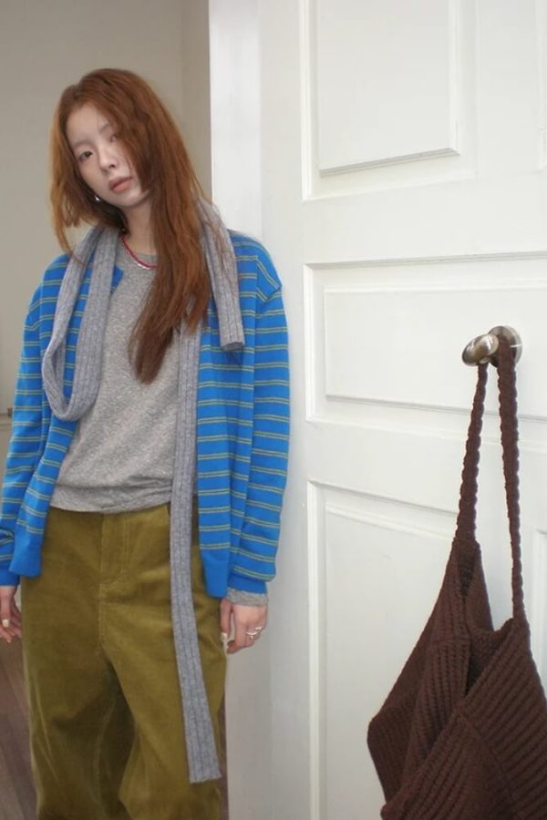 Striped Cardigan