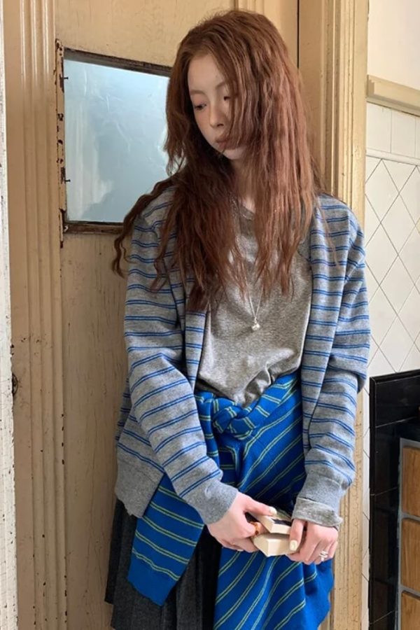 Striped Cardigan