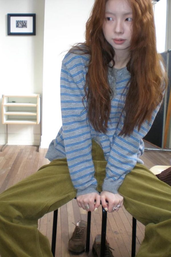 Striped Cardigan