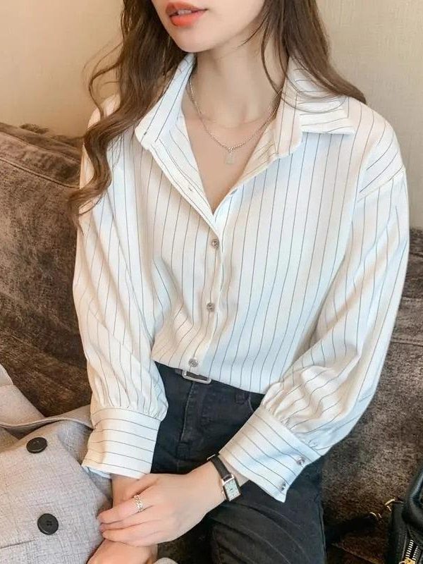Striped Classic Long Sleeve Shirt