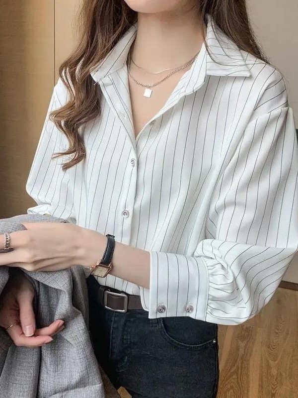 Striped Classic Long Sleeve Shirt