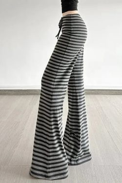 Striped Flare Sweatpants