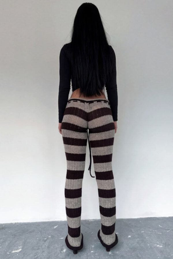 Striped Knit Pants