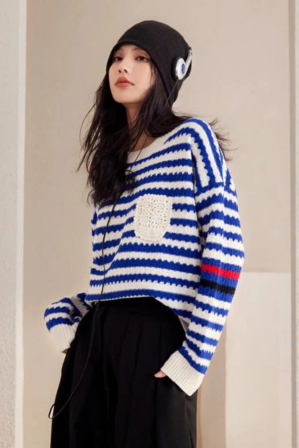 Striped Knitted Sweater