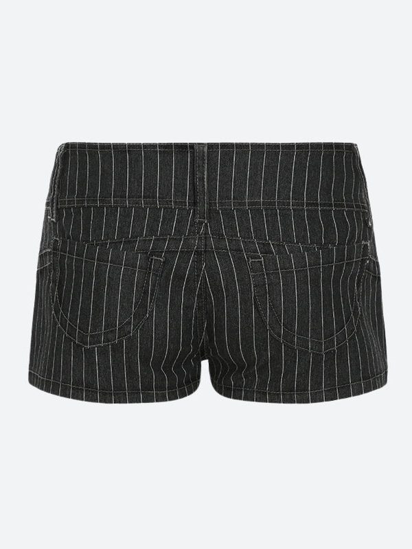 Striped Micro Shorts