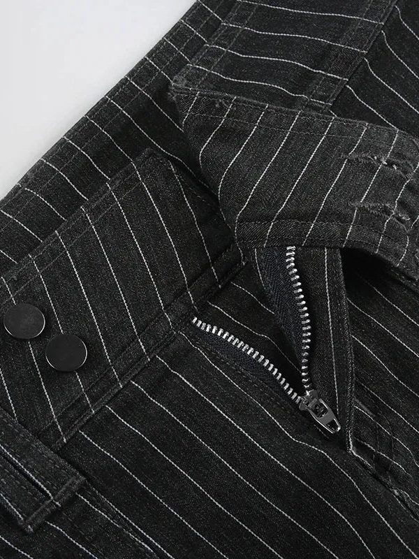 Striped Micro Shorts