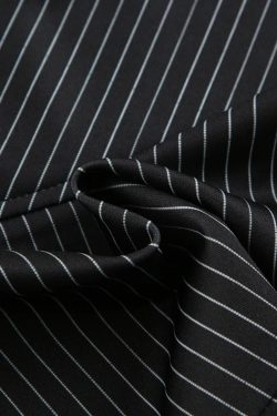 Striped Office Mini Skirt