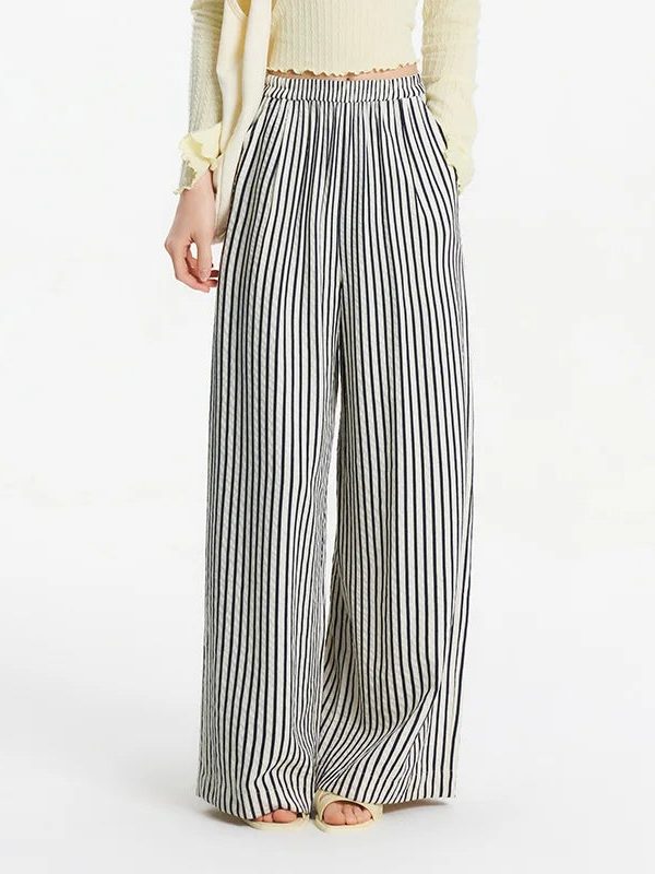 Striped Wide Leg Pants