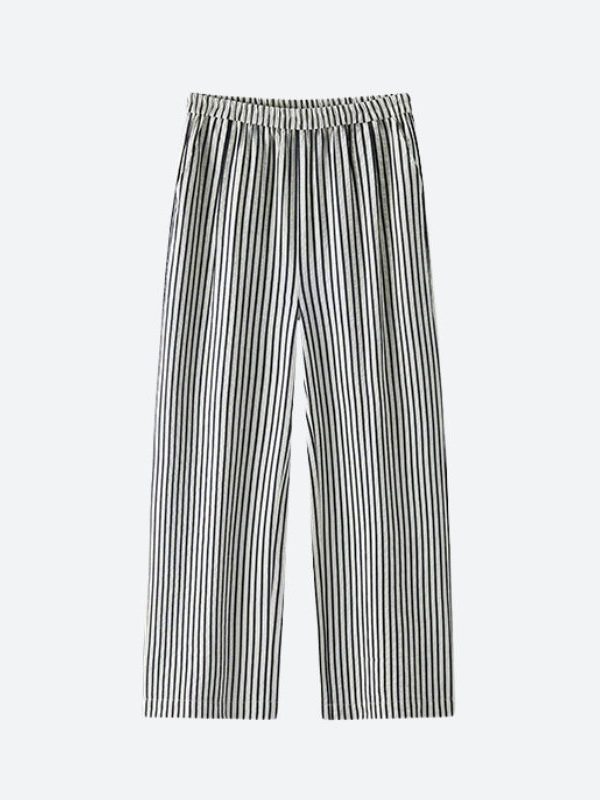 Striped Wide Leg Pants