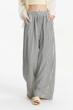 Striped Wide Leg Pants