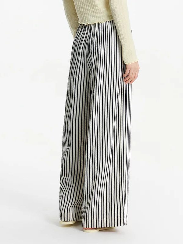 Striped Wide Leg Pants