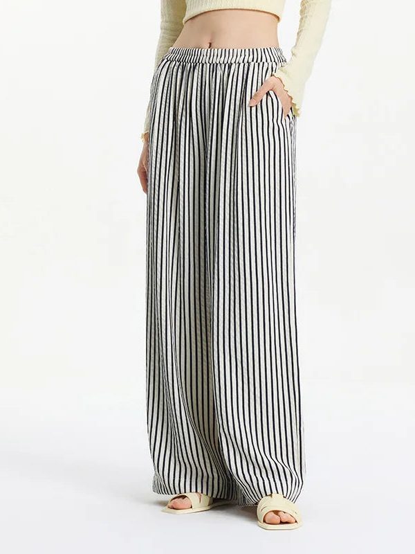 Striped Wide Leg Pants