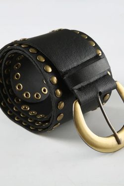 Studded Buckle Belt
