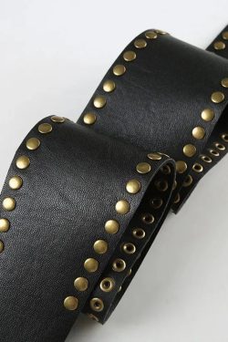 Studded Buckle Belt