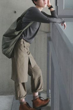 Stylish Army Green Vintage High-capacity Canvas Satchel Handbag Messenger Bag