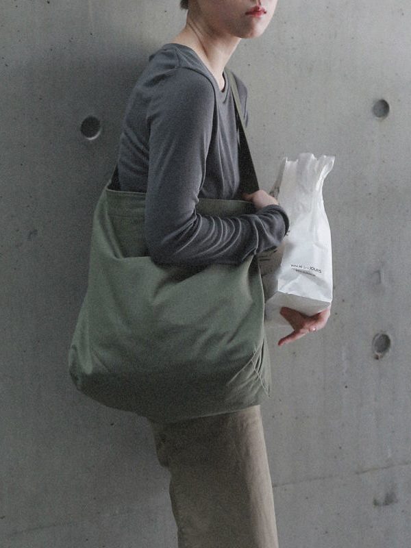 Stylish Army Green Vintage High-capacity Canvas Satchel Handbag Messenger Bag