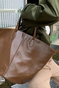 Stylish Black Large Capacity Solid Durable Faux Leather Bucket Bag