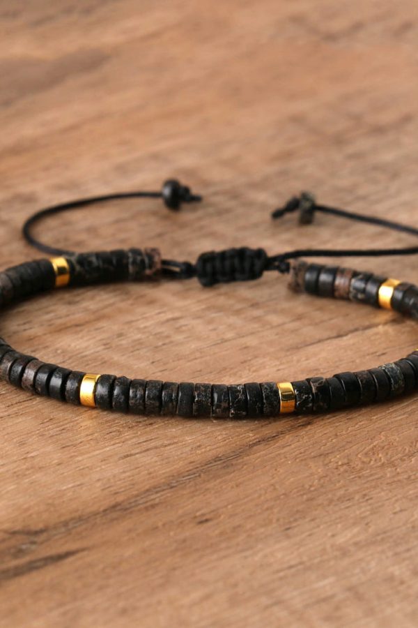 Stylish Blue Handmade Weaving Turquoise Beading Charm Bracelet