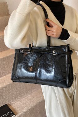 Stylish Coffee Faux Leather Large Capacity Hobo Bag