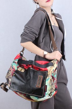 Stylish Large Capacity Durable Print Messenger Bag