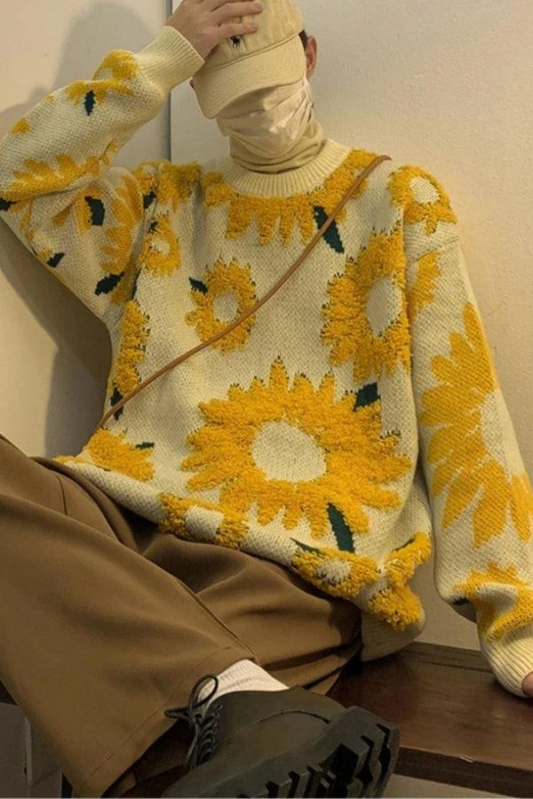 Sunflower Knitted Sweater