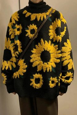 Sunflower Knitted Sweater