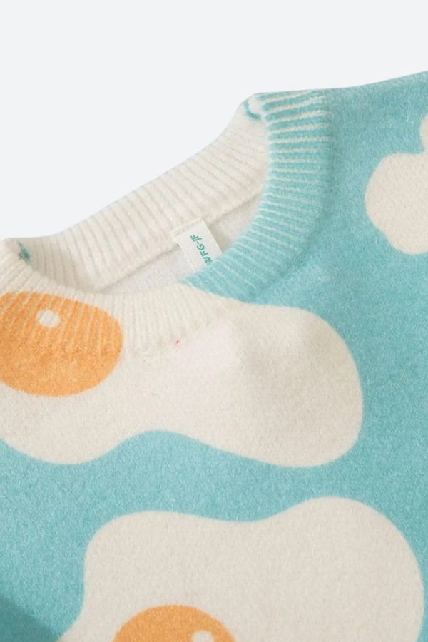 Sunny Side-Up Egg Sweater