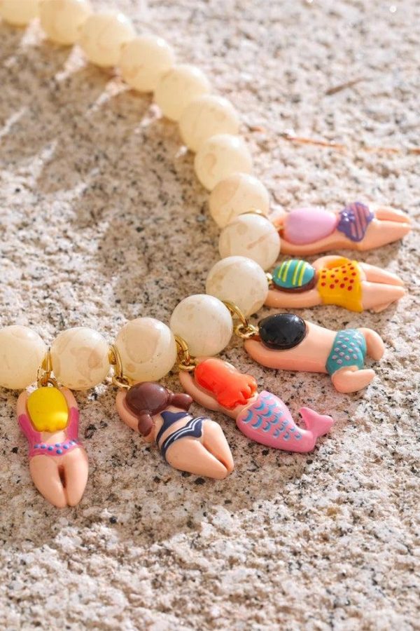 Swimsuit Figurines Necklace