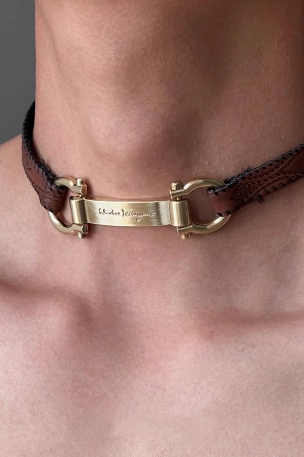 Tag Choker Necklace