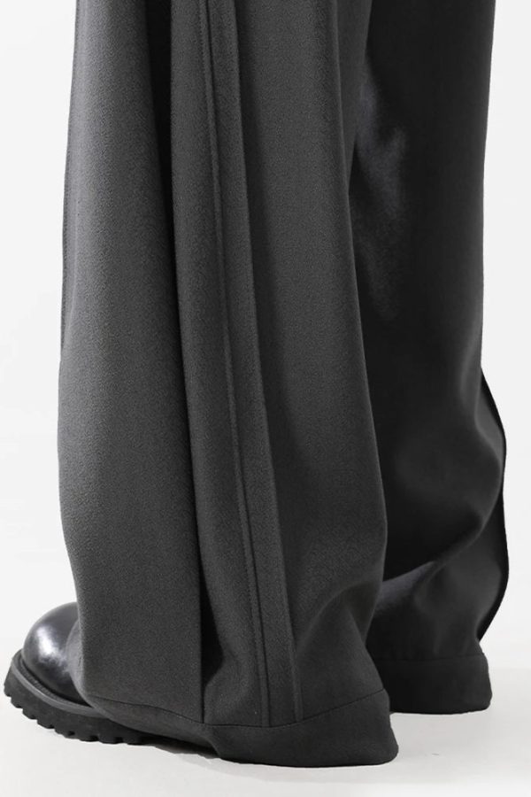 Tailored Pleated Wide Leg Pants