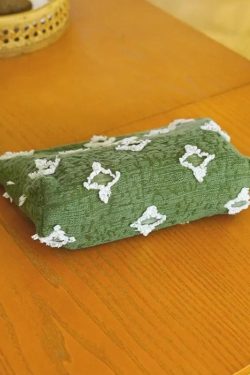 Tasseled Star Embroidered Makeup Bag