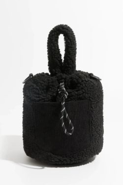 Teddy Pocket Bucket Bag