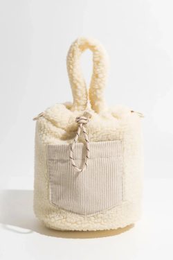 Teddy Pocket Bucket Bag