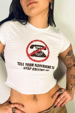 Tell Your Boyfriend Crop Top
