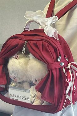 Theater-Style Plush Doll Ita Backpack