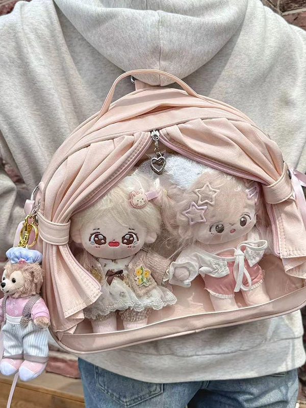 Theater-Style Plush Doll Ita Backpack