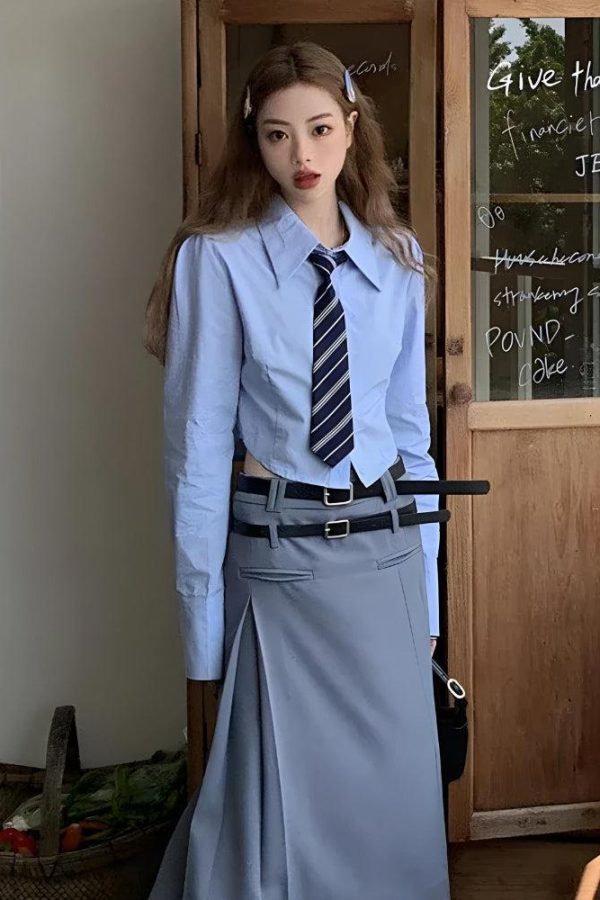 Tie Crop Shirt