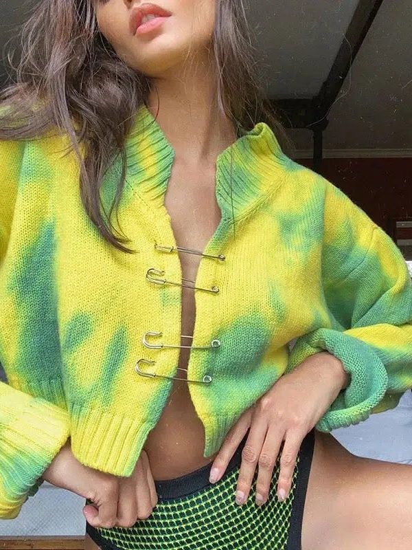 Tie Dye Cardigan