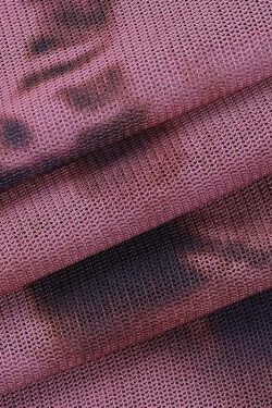 Tie Dye Mesh Mini Skirt