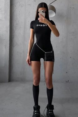 Toxic Black Jumpsuit