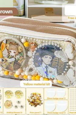 Transparent Ita Bag Pencil Case