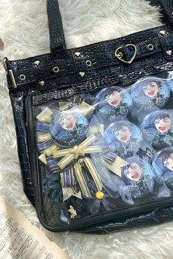 Transparent Kawaii Crossbody Bag Japanese Tote Bag