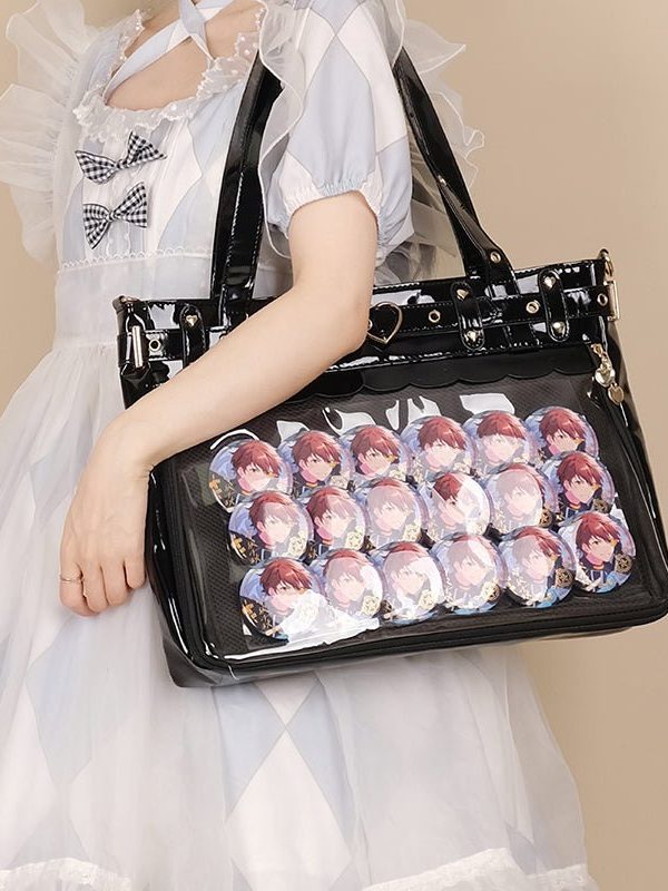 Transparent Kawaii Crossbody Bag Japanese Tote Bag