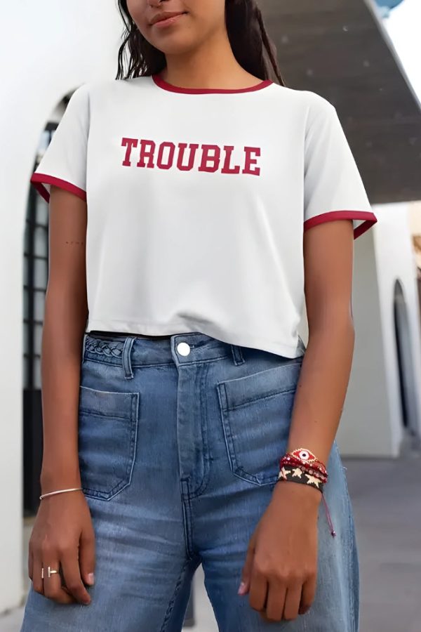 Trouble Ringer Tee
