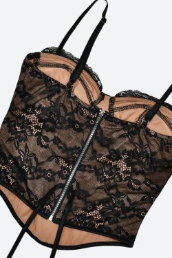 Two Piece Lace Corset Bolero Top