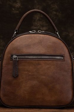 Unique Chocolate animal Paitings Calf Leather Tote Handbag