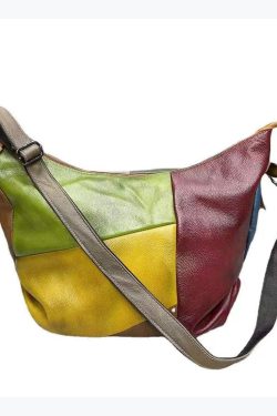 Versatile European And American Cowhide Large Capacity Crossbody Bag