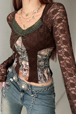 Vintage Bohemian Lace Top