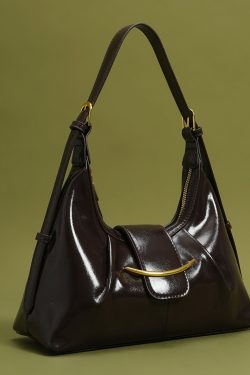 Vintage Brown Large Capacity Faux Leather Shoulder Bags